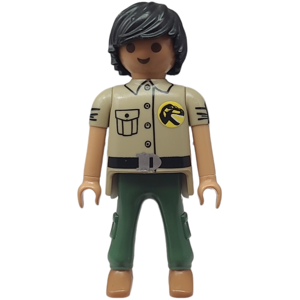 2009 GEOBRA - PLAY MOBIL JURASSIC WORLD RANGER FIGURE - 3"